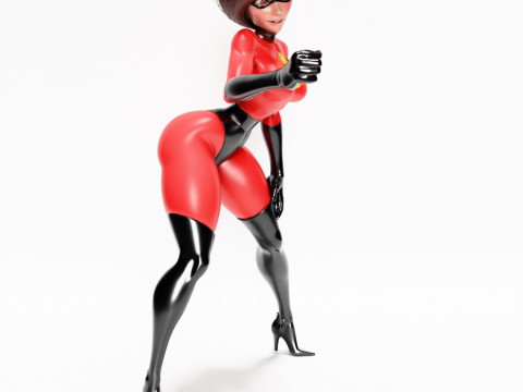 3D Printing Elastigirl Helen Parr The Incredibles toy 3D Модель