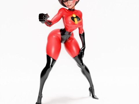 3D Printing Elastigirl Helen Parr The Incredibles toy 3D Модель