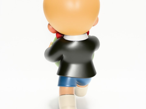 3D Printing Happy Richie Rich Poor Little Rich Boy Cash Bag toy Modelo 3D