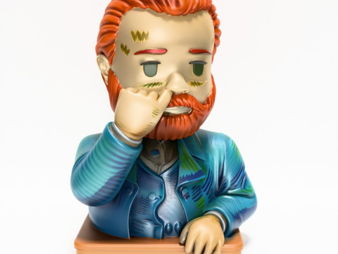 3D Printing Van Gogh Starry Night Earless toy Modelo 3D