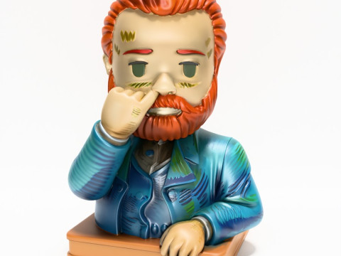 3D Printing Van Gogh Starry Night Earless toy Modelo 3D