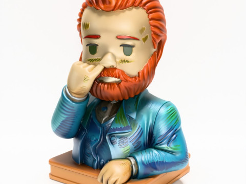 3D Printing Van Gogh Starry Night Earless toy Modelo 3D