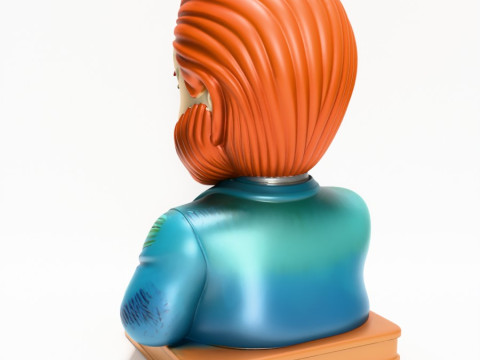 3D Printing Van Gogh Starry Night Earless toy Modelo 3D