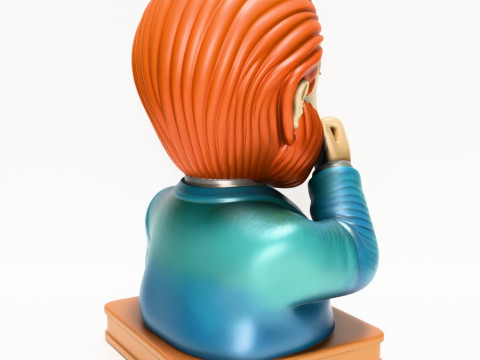 3D Printing Van Gogh Starry Night Earless toy Modelo 3D