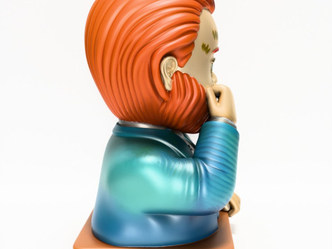 3D Printing Van Gogh Starry Night Earless toy Modelo 3D