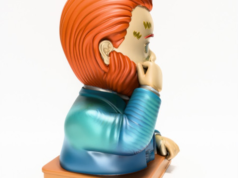 3D Printing Van Gogh Starry Night Earless toy Modelo 3D