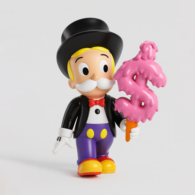 3D Printing Richie Rich mash-up Mr Monopoly Mickey Mouse toy Modelo 3D .c4d .max .obj .3ds .fbx .stl .blend