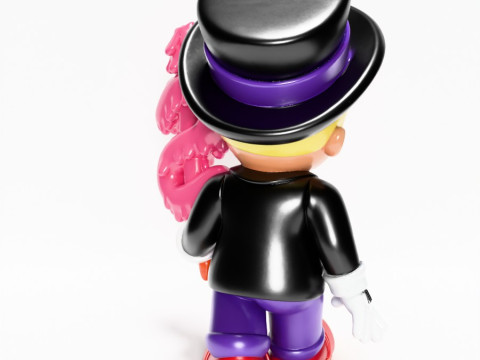 3D Printing Richie Rich mash-up Mr Monopoly Mickey Mouse toy Modelo 3D