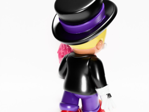 3D Printing Richie Rich mash-up Mr Monopoly Mickey Mouse toy Modelo 3D