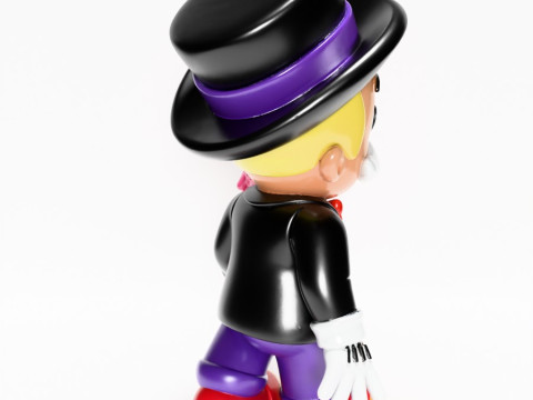 3D Printing Richie Rich mash-up Mr Monopoly Mickey Mouse toy Modelo 3D