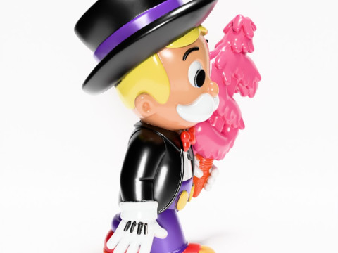 3D Printing Richie Rich mash-up Mr Monopoly Mickey Mouse toy Modelo 3D