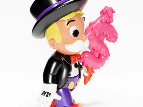 3D Printing Richie Rich mash-up Mr Monopoly Mickey Mouse toy 3D Model