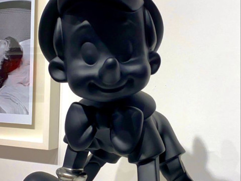 3D Printing Chrome Pinocchio Disney Cricket Player toy 3D Modell