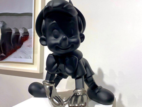 3D Printing Chrome Pinocchio Disney Cricket Player toy 3D Модель