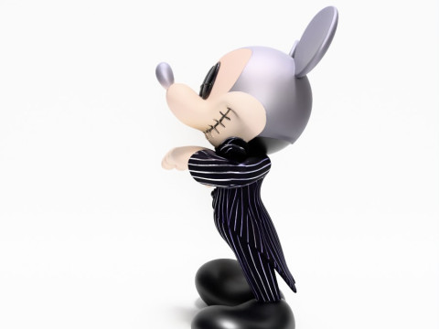 3D Printing Mickey Mouse Jack Skellington Halloween toy 3D Model