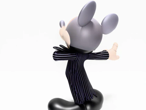 Mainan Halloween Mickey Mouse Jack Skellington Cetak 3D Model 3D