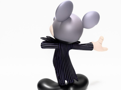 3D Printing Mickey Mouse Jack Skellington Halloween toy 3D Model
