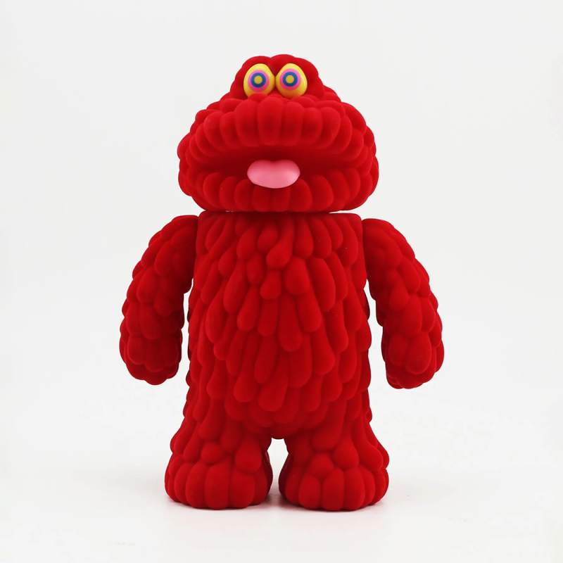 3D Printing Red Sofubi Style Muckey POP MART toy 3Dモデル .c4d .max .obj .3ds .fbx .stl .blend