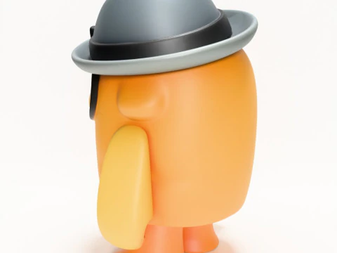 3D Printing Jake the Dog Gumshoe Adventure Time toy 3D Model