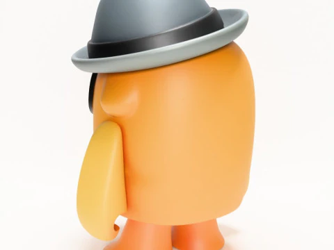 3D Printing Jake the Dog Gumshoe Adventure Time toy 3D Model