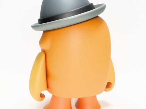 3D Printing Jake the Dog Gumshoe Adventure Time toy 3D Model