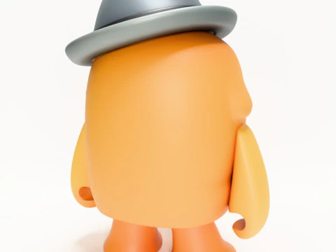 3D Printing Jake the Dog Gumshoe Adventure Time toy 3D Model