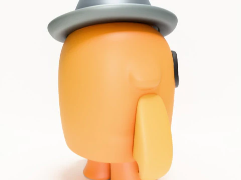 3D Printing Jake the Dog Gumshoe Adventure Time toy 3D Model