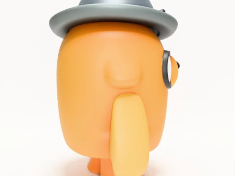 3D Printing Jake the Dog Gumshoe Adventure Time toy 3D Model