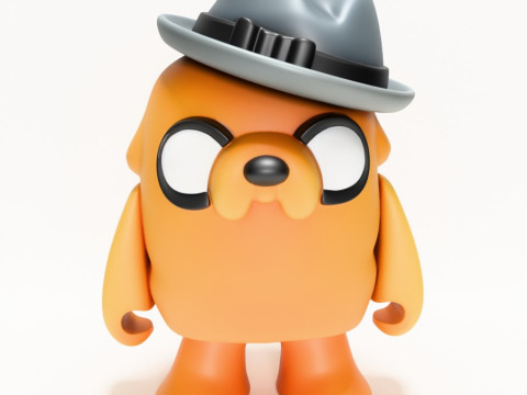 3D-Druck Jake the Dog Gumshoe Adventure Time Spielzeug 3D Modell