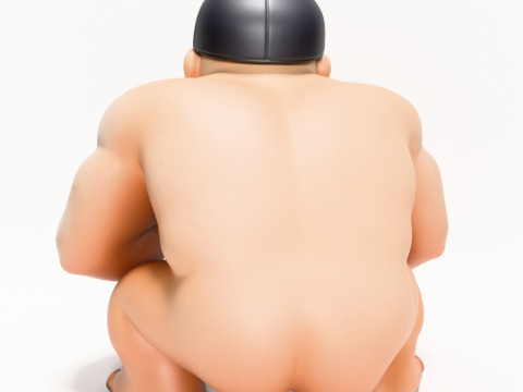 3D プリント ゴリラ シルバーバック ゴルフ スタチュー おもちゃ 3Dモデル