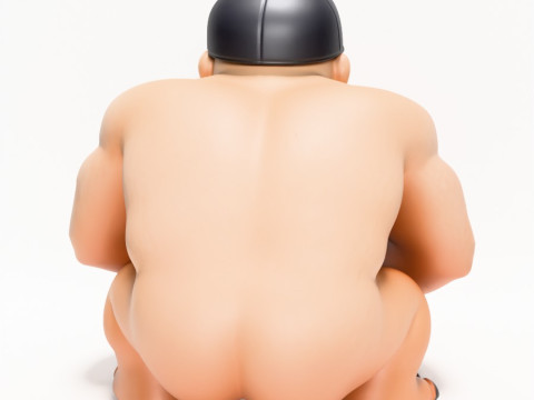 3D プリント ゴリラ シルバーバック ゴルフ スタチュー おもちゃ 3Dモデル