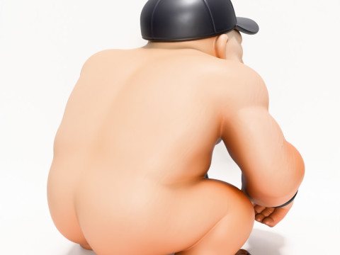 3D プリント ゴリラ シルバーバック ゴルフ スタチュー おもちゃ 3Dモデル