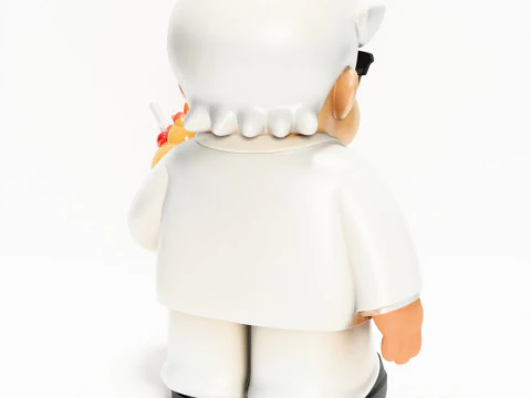 3D Printing White Colonel Sanders The Chicken Father KFC toy 3D Model