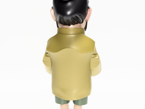 3D-печать игрушки японского создателя цветов Такаси Мураками 3D Модель