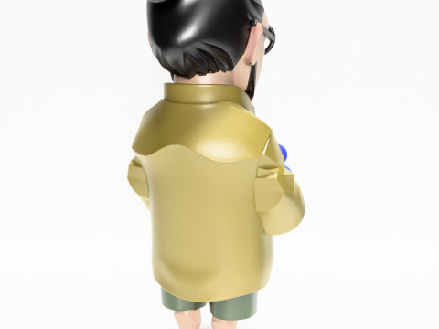 3D-печать игрушки японского создателя цветов Такаси Мураками 3D Модель