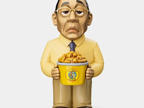 Іграшка 3D Printing Gus Fring Los Pollos hermanos Boss Breaking Bad 3D Модель