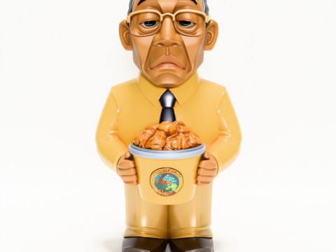 Іграшка 3D Printing Gus Fring Los Pollos hermanos Boss Breaking Bad 3D Модель