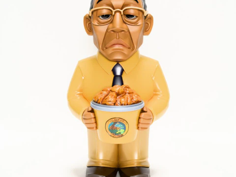 3D Printing Gus Fring Los Pollos hermanos Boss Breaking Bad toy 3D Model