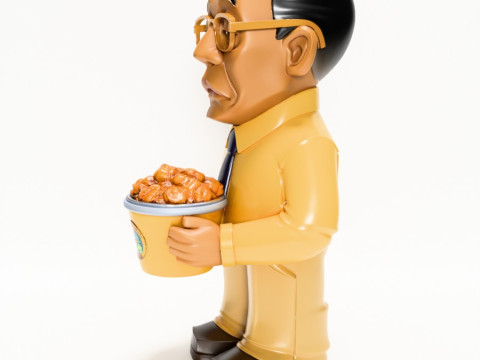 Іграшка 3D Printing Gus Fring Los Pollos hermanos Boss Breaking Bad 3D Модель