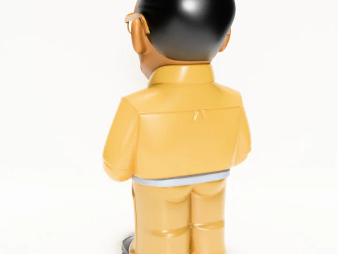 3D Printing Gus Fring Los Pollos hermanos Boss Breaking Bad toy 3D Model