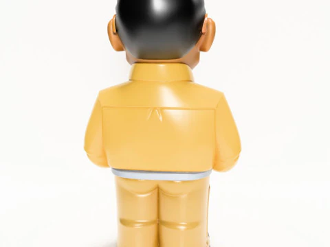 3D Printing Gus Fring Los Pollos hermanos Boss Breaking Bad toy 3D Model