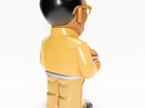 Іграшка 3D Printing Gus Fring Los Pollos hermanos Boss Breaking Bad 3D Модель
