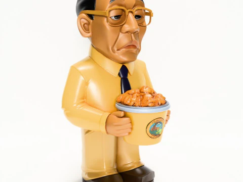 3D Printing Gus Fring Los Pollos hermanos Boss Breaking Bad toy 3D Model