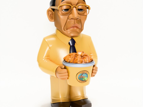 Іграшка 3D Printing Gus Fring Los Pollos hermanos Boss Breaking Bad 3D Модель