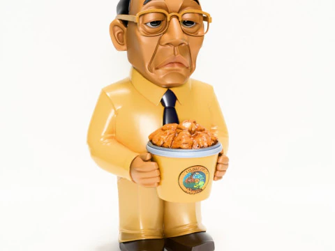 3D Printing Gus Fring Los Pollos hermanos Boss Breaking Bad toy 3D Model