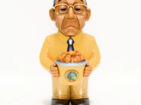 3D Printing Gus Fring Los Pollos hermanos Boss Breaking Bad toy 3D Model