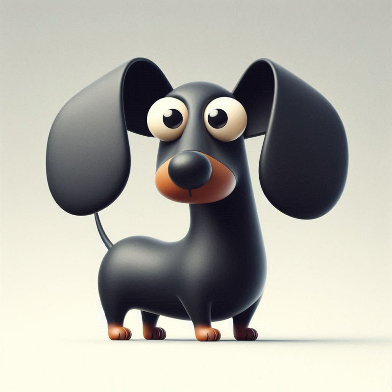3D プリント ソーセージ ウインナー 犬のおもちゃ 3Dモデル .c4d .max .obj .3ds .fbx .stl .blend