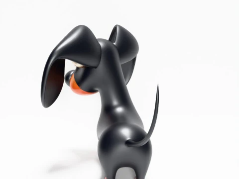 3D Printing Sausage Wiener Dog toy 3D Model