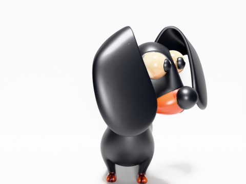 3D プリント ソーセージ ウインナー 犬のおもちゃ 3Dモデル