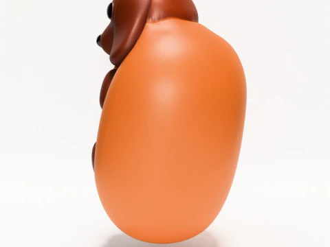 Brinquedo para cachorro-quente Dachshund com impress&atilde;o 3D Modelo 3D
